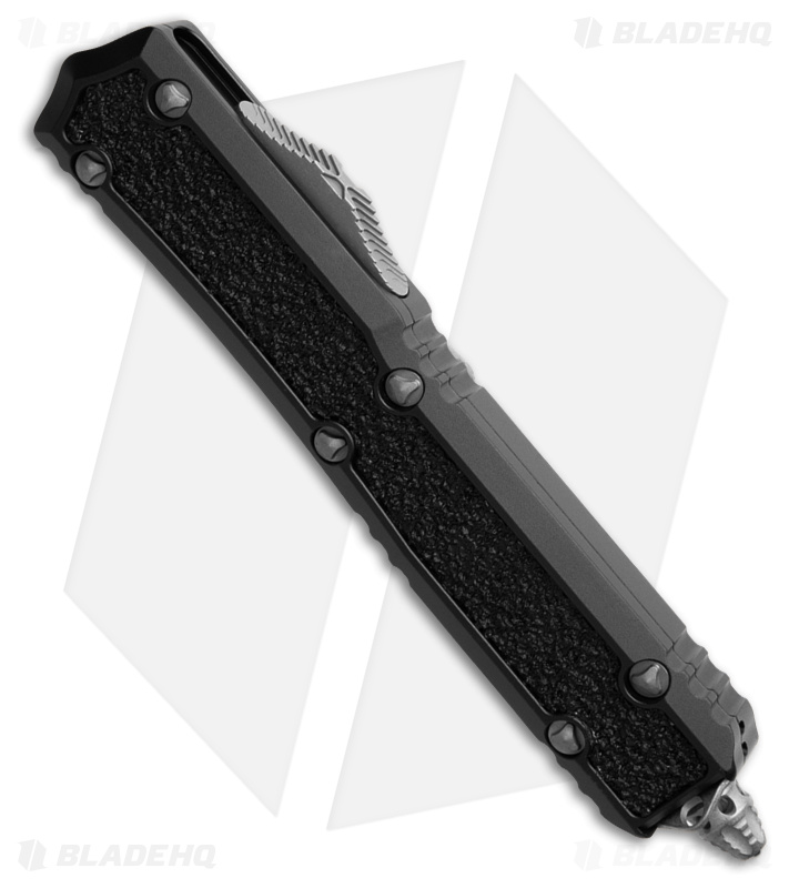 Microtech Makora Sig Series D/E OTF Auto Knife Black AL (3.4" AP Serr)206-11APS