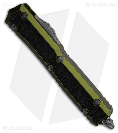 Microtech Makora Signature Series D/E OTF Auto Knife OD Green (3.4" SW Serrated)
