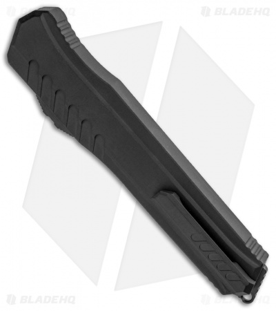 Microtech Cypher D/E OTF Auto Knife Tactical (4" Black Serr) 242M-D3T 