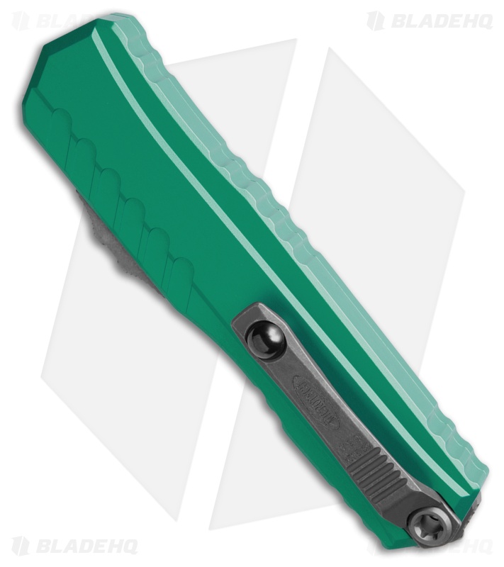 Microtech Cypher II OTF Knife Blue Aluminum D/E Apocalyptic