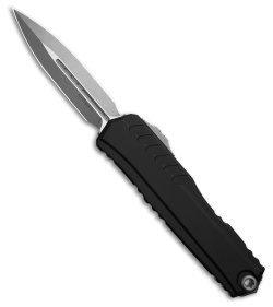 Microtech Cypher II D/E OTF Automatic Knife Black Aluminum (3.5" Apocalyptic)