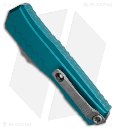 Microtech Cypher II D/E OTF Automatic Knife Blue (3.5" Apocalyptic) 1242-10APBL