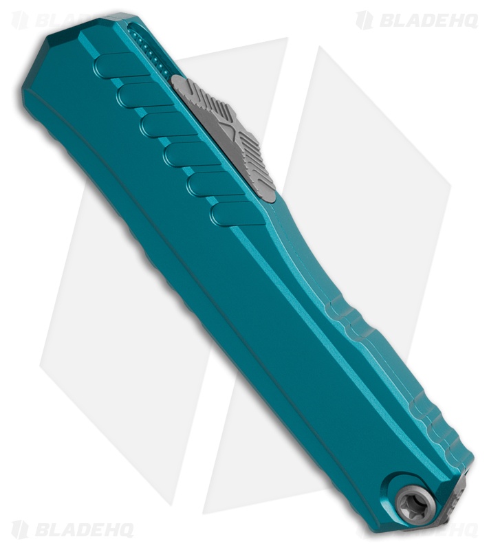 Microtech Cypher II D/E OTF Automatic Knife Blue (3.5" Apocalyptic) 1242-10APBL