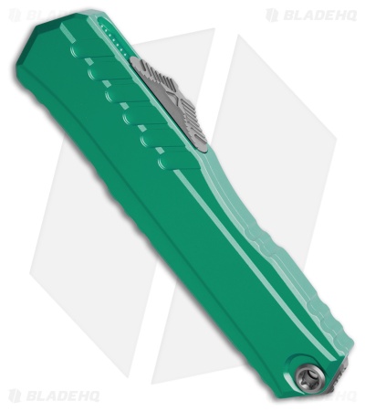 Microtech Cypher II D/E OTF Automatic Knife Turquoise Al (3.5" SW) 1242-10TQ