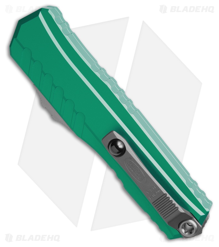 Microtech Cypher II D/E OTF Automatic Knife Turquoise (3.5" SW Full Serr)