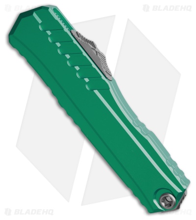 Microtech Cypher II D/E OTF Automatic Knife Turquoise (3.5" SW Serr) 1242-11TQ