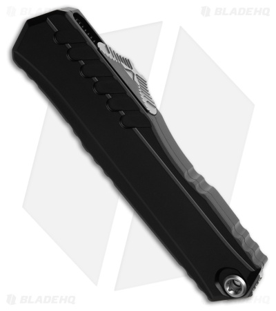 Microtech Cypher II S/E OTF Automatic Knife Black Aluminum (3.5" Stonewash)