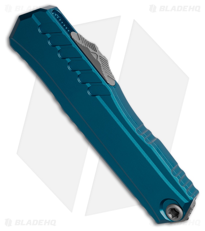 Microtech Cypher II S/E OTF Automatic Knife Blue Al (3.5" Apoc) 1241-10APBL