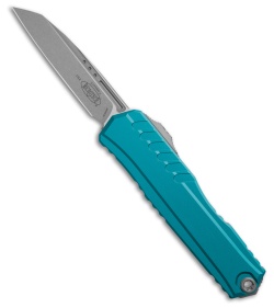 Microtech Cypher II S/E OTF Automatic Knife Blue Aluminum (3.5" SW) 1241-10BL