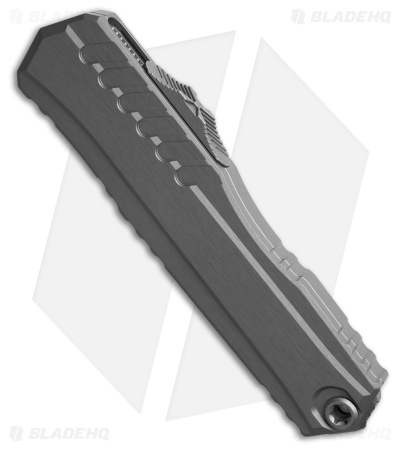 Microtech Cypher II S/E OTF Automatic Knife Natural Clear (3.5" Apoc Serr)