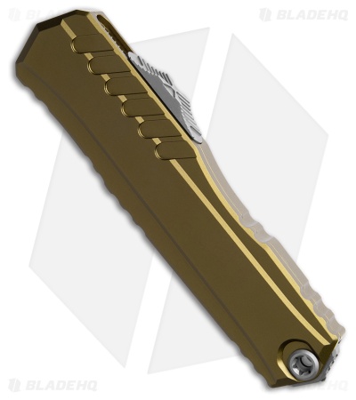 Microtech Cypher II S/E OTF Automatic Knife OD Green Aluminum (3.5" Apoc Serr)