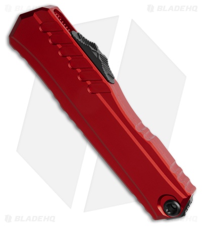 Microtech Cypher II S/E OTF Automatic Knife Red Al (3.5" Black) 1241-1RD