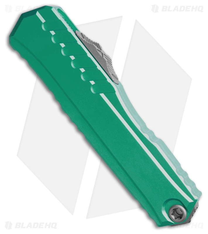 Microtech Cypher II S/E OTF Automatic Knife Turquoise Aluminum (3.5" Apoc Serr)