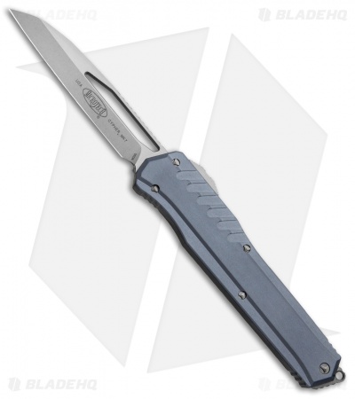 Microtech Cypher MK7 | S/E OTF Automatic Knife Gray | 241M-10GY