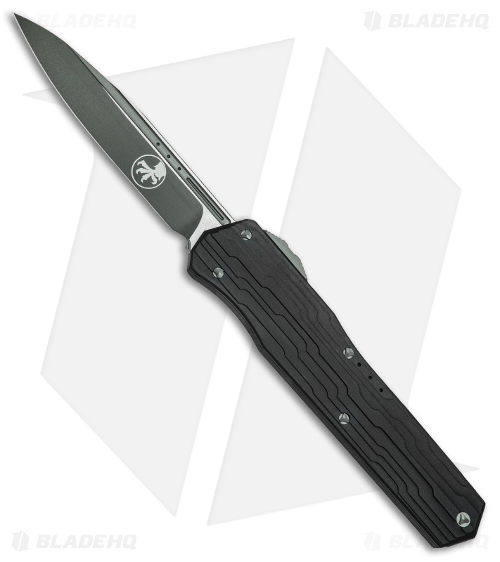 Microtech Cypher S/E OTF Automatic Knife Black (4" OD Green ) 241-10GRB