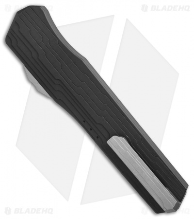 Microtech Cypher S/E OTF Automatic Knife Black (4" Stonewash) 241-10