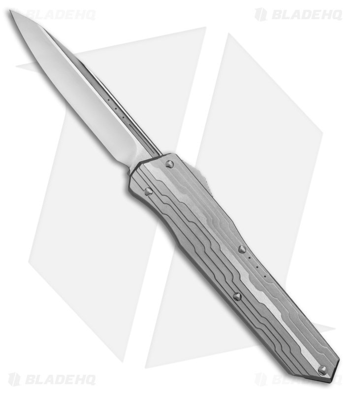 Marfione Custom Cypher S/E OTF Automatic Knife Vapor Blasted SS (Mirror Polish)