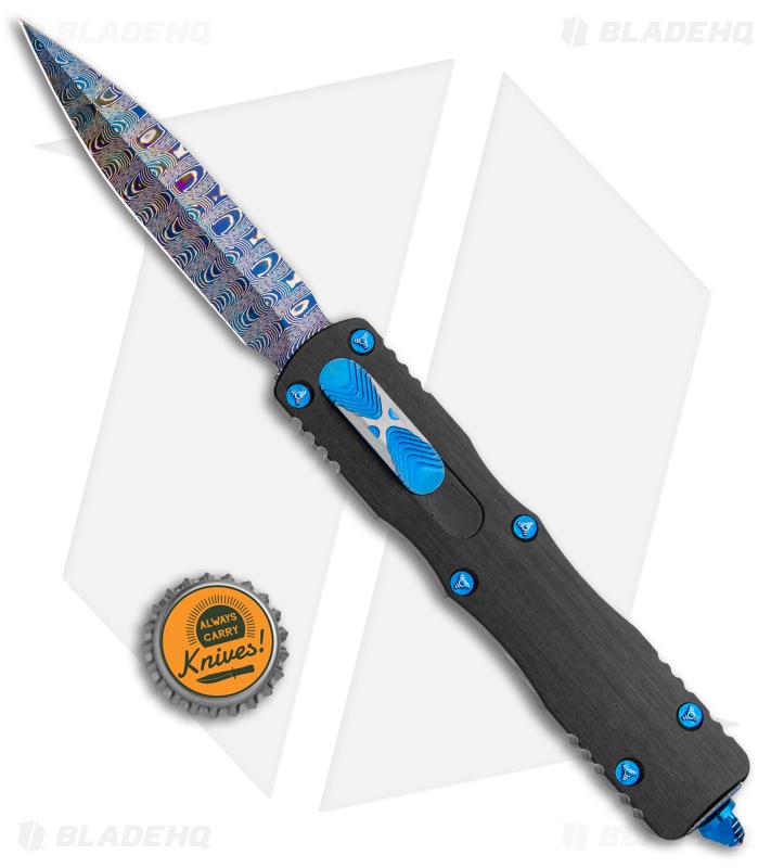 Marfione Custom Dirac Delta D/E Spike Grind OTF Knife Hefted Al (Sharktooth)