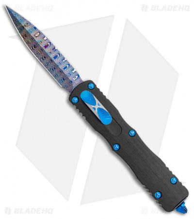 Marfione Custom Dirac Delta D/E Spike Grind OTF Knife Hefted Al (Sharktooth)