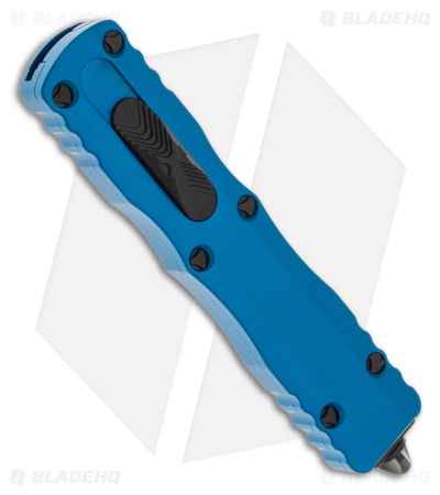 Microtech Dirac D/E OTF Automatic Knife Blue Aluminum (2.88" Black)