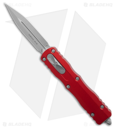 Microtech Dirac D/E OTF Automatic Knife Red (3" Satin) 225-4RD