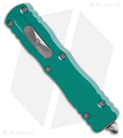 Microtech Dirac D/E OTF Automatic Knife Turquoise Alum (2.9" Stonewash) 225-10TQ