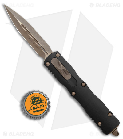 Microtech Dirac Dagger OTF Automatic Knife Black (2.88" Bronze AP) 225-13 AP
