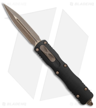 Microtech Dirac Dagger OTF Automatic Knife Black (2.88" Bronze AP) 225-13 AP