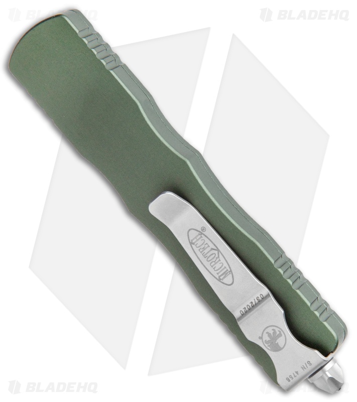 Microtech Dirac Dagger OTF Automatic Knife OD Green (2.88" Stonewash Full Serr)