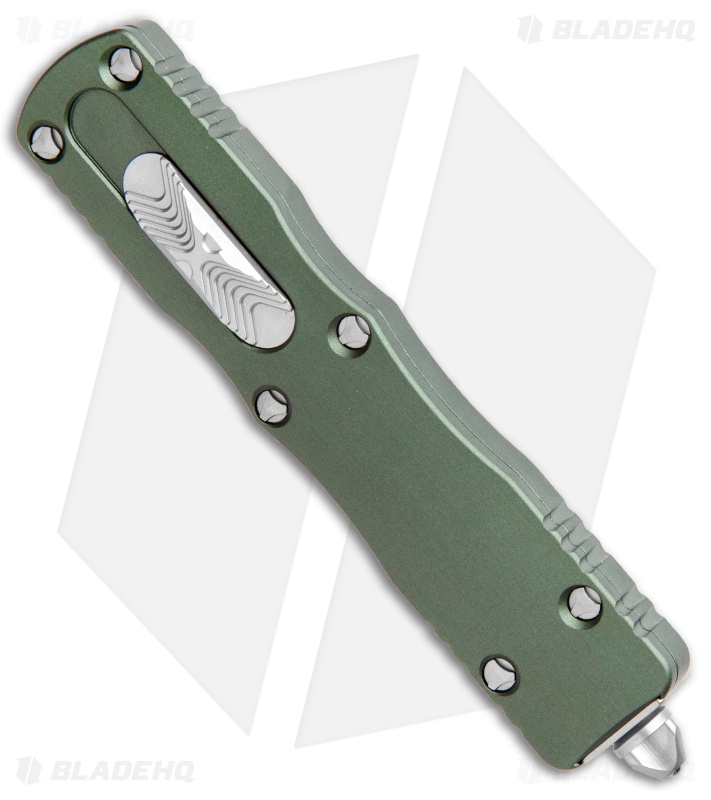 Microtech Dirac Dagger OTF Automatic Knife OD Green (2.88" Stonewash Full Serr)