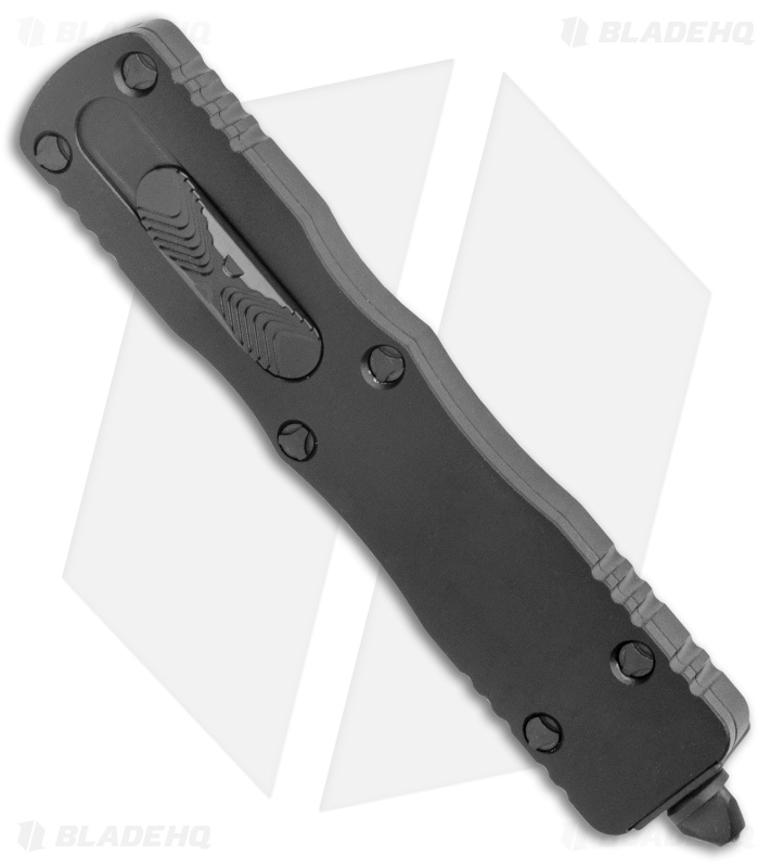 Microtech Dirac Dagger OTF Automatic Knife Tactical (2.88" Black Full Serr) 