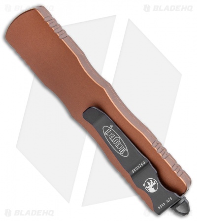 Microtech Dirac Dagger OTF Automatic Knife Tan (2.88" Two-Tone)