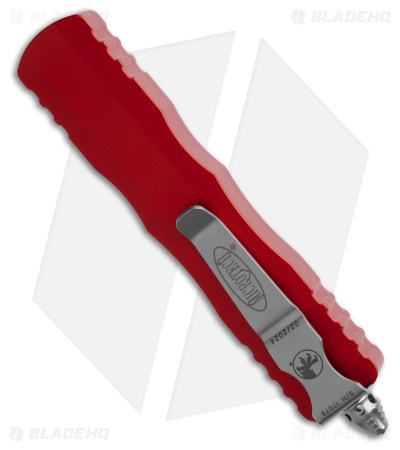 Microtech Dirac D/E OTF Automatic Knife OD Red (2.88" SW Full Serr) 225-12 RD
