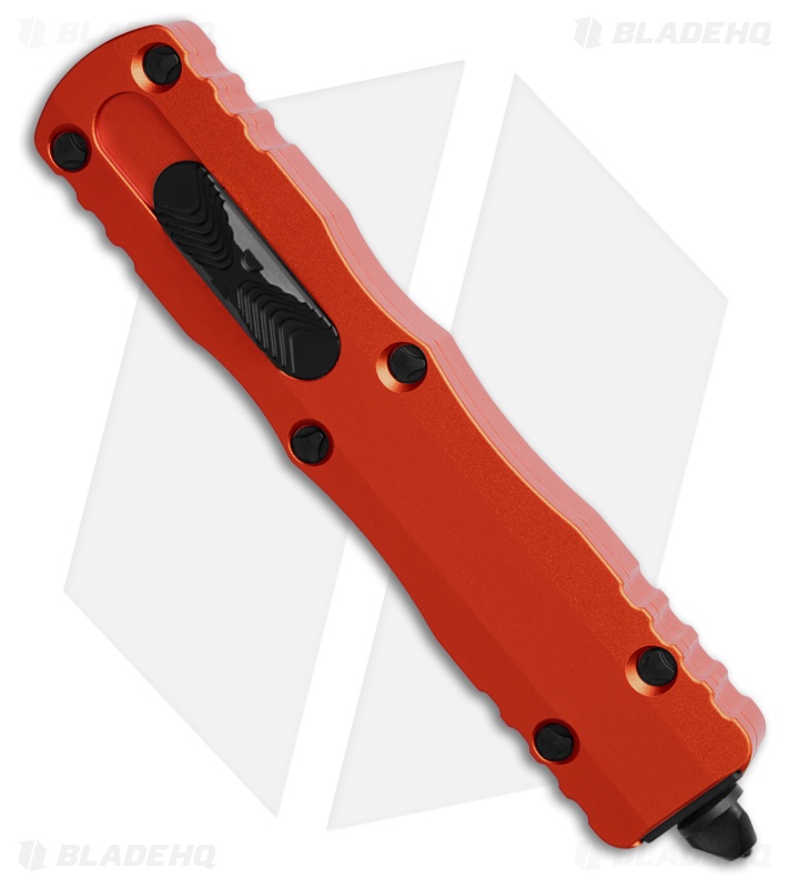 Microtech Dirac D/E OTF Automatic Knife Orange Aluminum (2.9" Black)