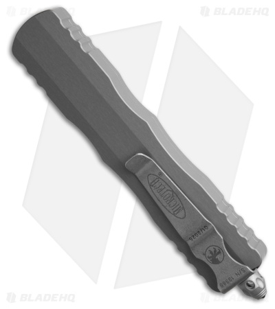 Microtech Dirac Delta D/E OTF Knife Natural Clear Al (3.75" Apoc Full Serr) 