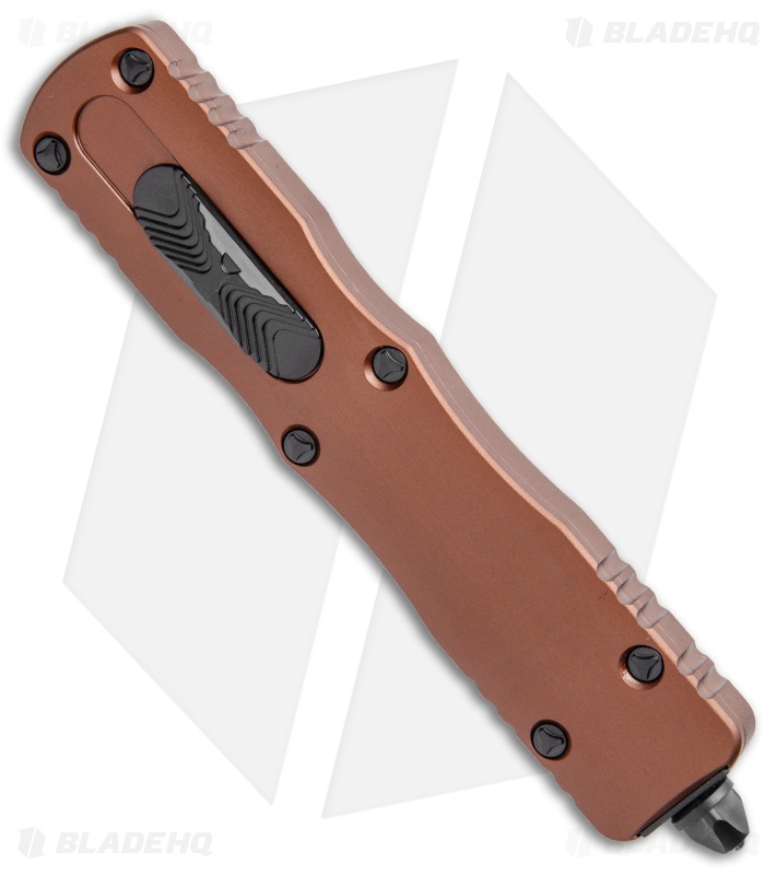 Microtech Dirac Delta OTF Automatic Knife Tan (3.75" Black)  227-1TA