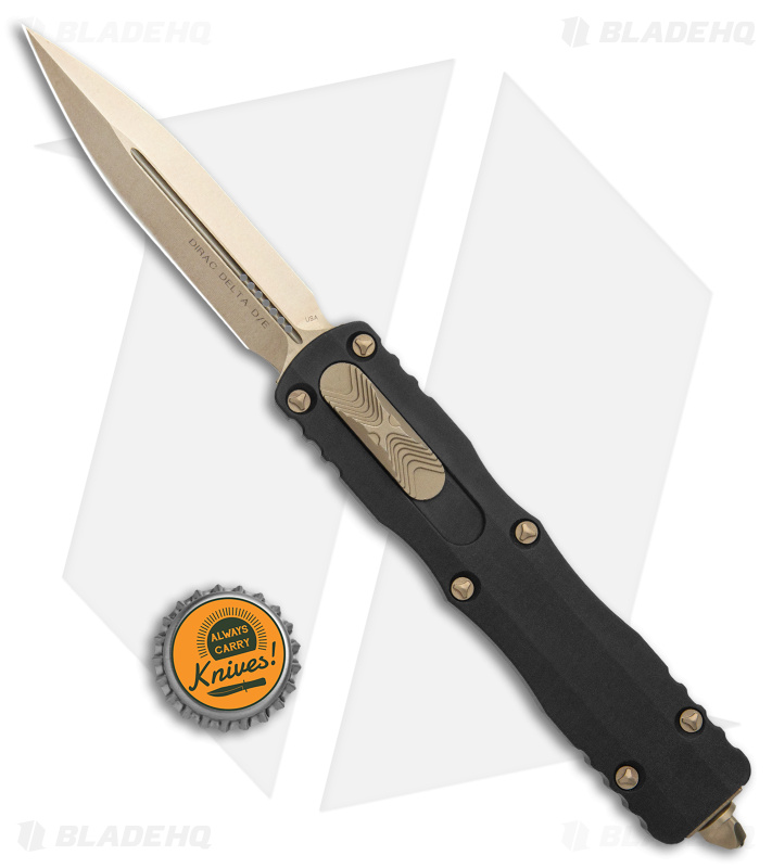 Microtech Dirac Delta Dagger OTF Automatic Knife  (3.75" Bronze) 227-13