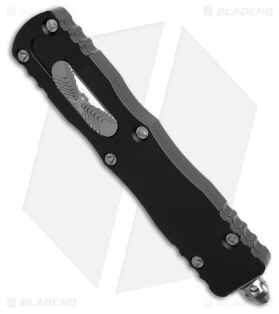 Microtech Dirac Delta Dagger OTF Automatic Knife Black Aluminum (3.7" SW) 227-11