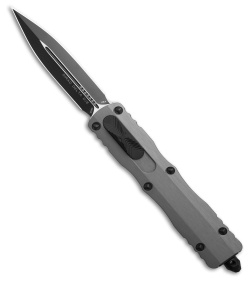 Microtech Dirac Delta D/E OTF Automatic Knife Natural Clear Al (3.75" Black)