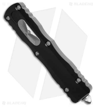 Microtech Dirac D/E OTF Automatic Knife Black (2.9" Apocalyptic Serr) 225-11AP
