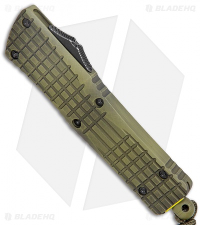 Microtech Combat Troodon D/E OTF Frag Off Series Green (4" Serr) 142-DR12