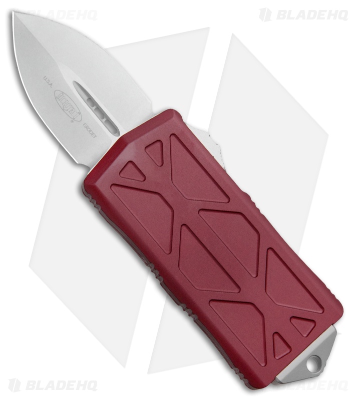 Microtech Exocet Dagger CA Legal OTF Automatic Knife Merlot (1.9" Stonewash)