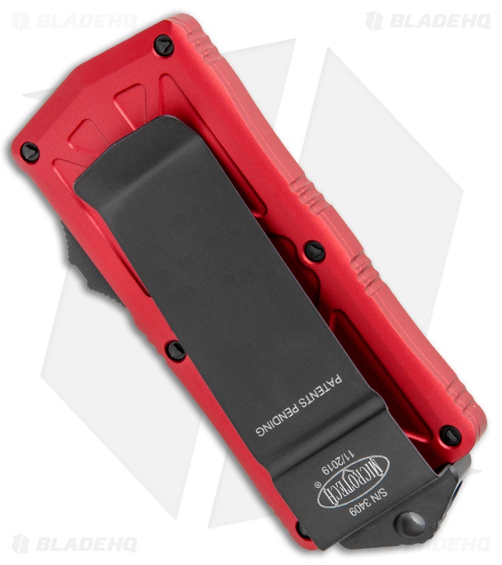 Microtech Exocet Dagger CA Legal OTF Automatic Red (1.9" Black)