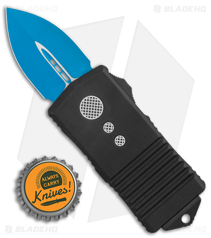Microtech Exocet Dagger Jedi Knight CA Legal OTF Automatic Knife (1.9" Blue)