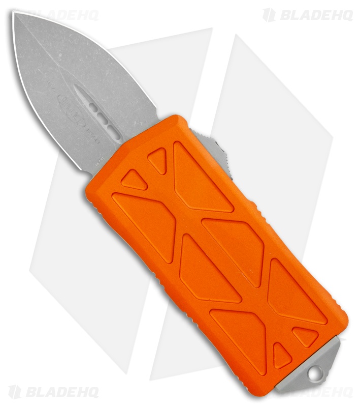 Microtech Exocet Dagger CA Legal OTF Automatic Knife Orange (1.9" Apocalyptic)