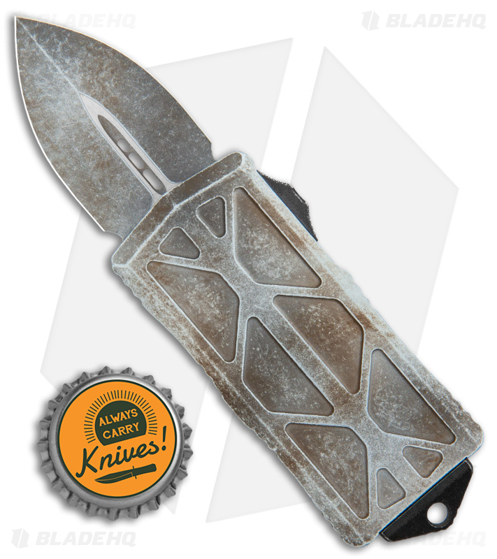 Microtech Exocet Dagger Sandtrooper CA Legal OTF Automatic Knife (1.9" White)