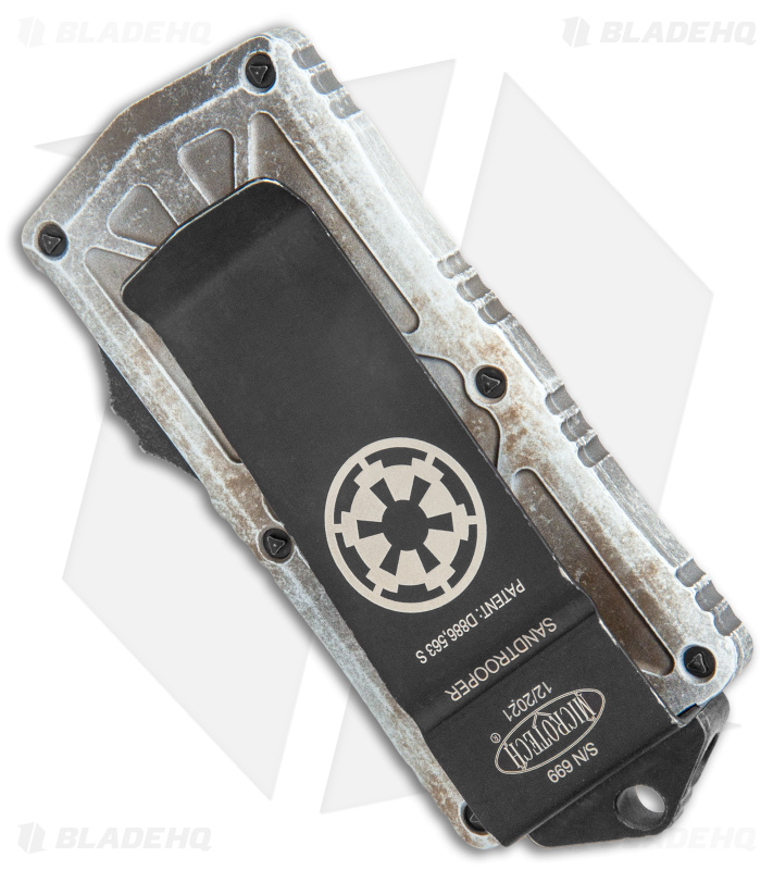 Microtech Exocet Dagger Sandtrooper CA Legal OTF Automatic Knife (1.9" White)