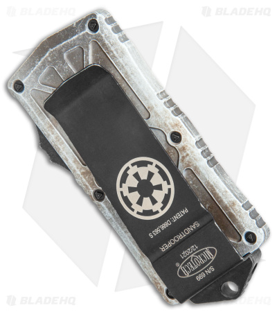 Microtech Exocet Dagger Sandtrooper CA Legal OTF Automatic Knife (1.9" White)
