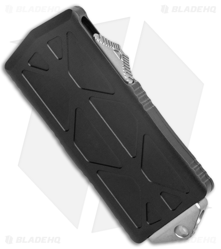 Microtech Exocet Dagger CA Legal OTF Automatic Knife Black Al (1.9" Satin) 157-4
