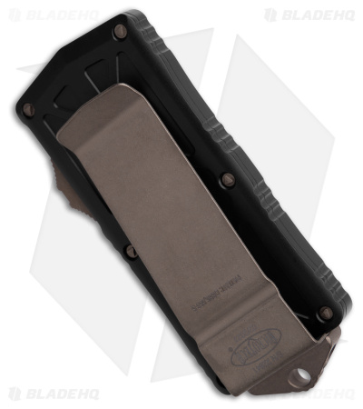 Microtech Exocet Dagger CA Legal OTF Automatic Knife Black (1.9" Bronze AP Serr)